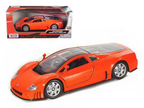 Volkswagen Nardo W12 Orange 1/24 Diecast Model Car by Motormax