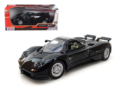 Pagani Zonda C12 Black 1/24 Diecast Model Car by Motormax