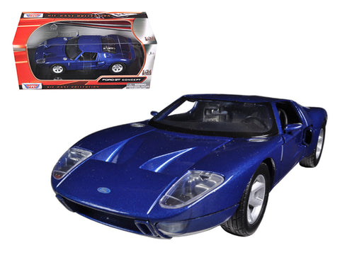 Ford GT Blue 1/24 Diecast Model Car by Motormax