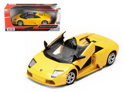 Lamborghini Murcielago Roadster Yellow 1/24 Diecast Model Car by Motormax