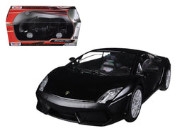 Lamborghini Gallardo LP-560-4 Matte Black 1/24 Diecast Model Car by Motormax