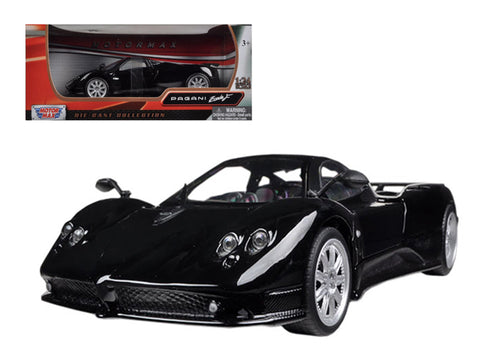 Pagani Zonda F Black 1/24 Diecast Model Car by Motormax