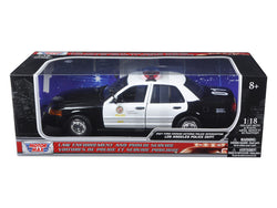 2001 Ford Crown Victoria Los Angeles Police Department (LAPD) Car 1/18 Diecast Car Model by Motormax