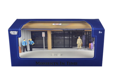 "Moments in Time" "Airport Scene" Place Your Own Car Inside 1/43 Scale Diorama by Motormax"
