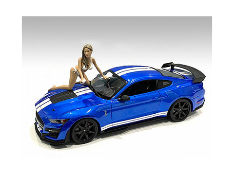 "Bikini Car Wash Girl" Jenny Figure for 1/18 Scale Models by American Diorama