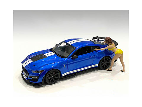 "Bikini Car Wash Girl" Stephanie Figure for 1/18 Scale Models by American Diorama