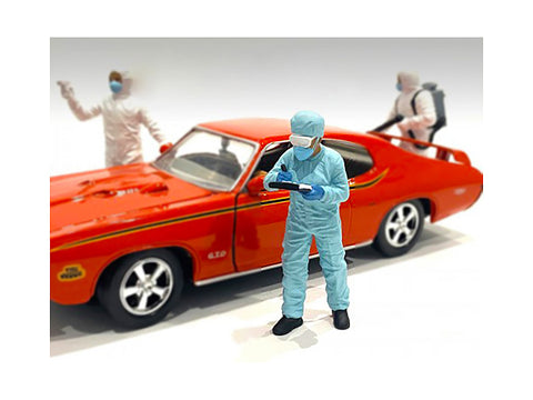 "Hazmat Crew" Figure #4 for 1/18 Scale Models by American Diorama