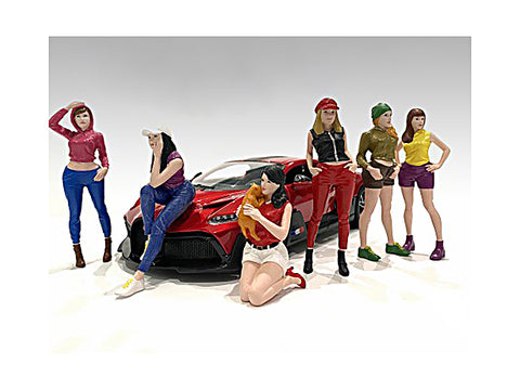 "Girls Night Out" (6 Piece Figure Set) for 1/18 Scale Models by American Diorama