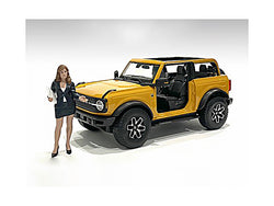 "The Dealership" Female Salesperson Figure for 1/18 Scale Models by American Diorama