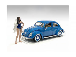 "Beach Girl" Katy Accessory Figure for 1/18 Scale Models by American Diorama