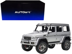 Mercedes Benz G500 4X4 2 Silver 1/18 Model by AUTOart