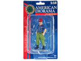 "Firefighters" Off Duty Figure for 1/18 Scale Models by American Diorama