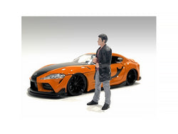 "Car Meet 3" Accessory Figure #3 for 1/18 Scale Models by American Diorama