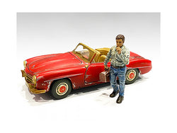 "Auto Mechanic" Chain Smoker Larry Accessory Figure for 1/18 Scale Models by American Diorama