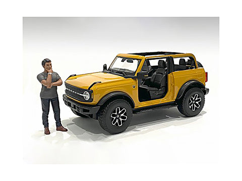 "The Dealership" Customer #3 Figure for 1/24 Scale Models by American Diorama