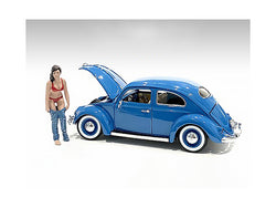 Beach Girl Gina Figure for 1/24 Scale Models by American Diorama