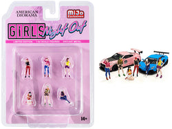 "Girls Night Out" (6 Piece Figure Set) for 1/64 Scale Models by American Diorama