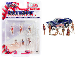 "Patriot Girls" (6 Piece Diecast Figures Set) Limited Edition to 4,800 pieces Worldwide for 1/64 Scale Models by American Diorama