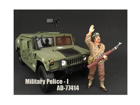 "US Army" WWII MP Figure #1 For 1:18 Diecast Models by American Diorama