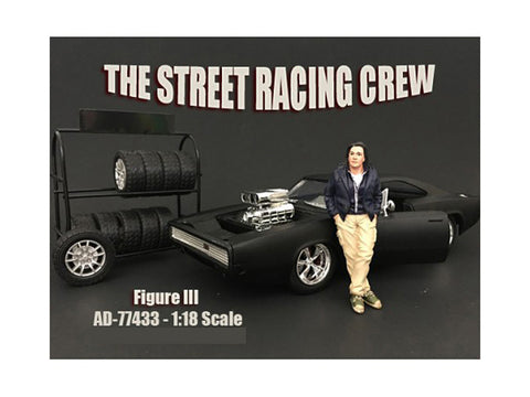 "Street Racing Crew" Figure #3 For 1:18 Diecast Models by American Diorama