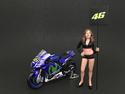 "Paddock Girl" Figure For 1/18 Diecast Models by American Diorama
