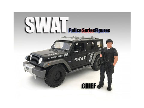 "SWAT" Team Chief Figure For 1:24 Scale Diecast Models by American Diorama