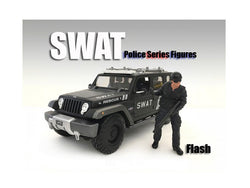 "SWAT" Team Flash Figure For 1/24 Scale Diecast Models by American Diorama