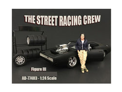 "Street Racing Crew" Figure #3 For 1:24 Diecast Models by American Diorama