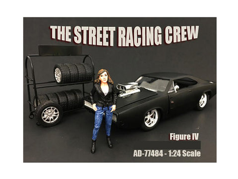 "Street Racing Crew" Figure #4 For 1:24 Diecast Models by American Diorama