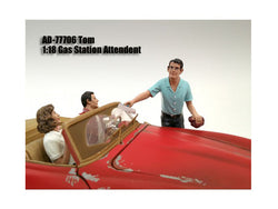 "Gas Station Attendant - Tom" Figure For 1/18 Diecast Models by American Diorama