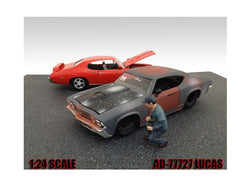 "Mechanic - Lucas" Figure For 1/24 Diecast Models by American Diorama