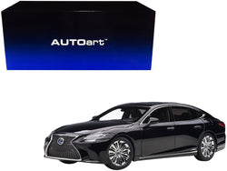 Lexus LS 500h Black with Black Interior 1/18 Model Car by AUTOart