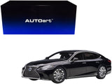 Lexus LS 500h Black with Black Interior 1/18 Model Car by AUTOart