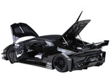 Lamborghini Huracan GT "LB-Silhouette Works" Black 1/18 Model Car by AUTOart