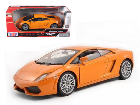 Lamborghini LP 560-4 Orange 1/18 Diecast Model Car by Motormax