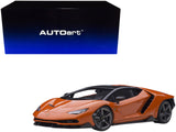 Lamborghini Centenario Arancio Argos / Pearl Orange with Carbon Top 1/18 Model Car by AUTOart