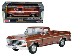 1979 Ford F-150 Pickup Truck Brown 1/24 Diecast Model by Motormax