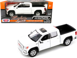 2019 GMC Sierra 1500 Denali Crew Cab Pickup Truck with Sunroof White "Timeless Legends" Series 1/24-1/27 Diecast Model by Motormax