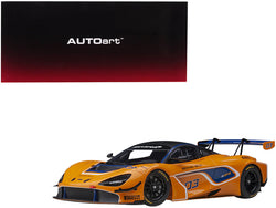 Mclaren 720S GT3 #03 Orange with Matte Black Top 1/18 Model Car by AUTOart