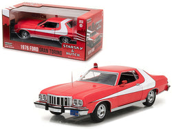 1976 Ford Gran Torino Red "Starsky and Hutch" (1975-1979) TV Series 1/24 Diecast Model Car by Greenlight