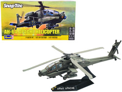 AH-64 Apache Helicopter 1/72 Scale SnapTite Plastic Model Kit (Skill Level 2) by Revell