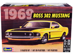 1969 Ford Mustang Boss 302 Plastic Model Kit (Skill Level 4) 1/25 Scale Model by Revell