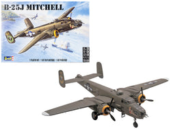 B-25J Mitchell Medium Bomber Plane 1/48 Scale Plastic Model Kit (Skill Level 4) by Revell