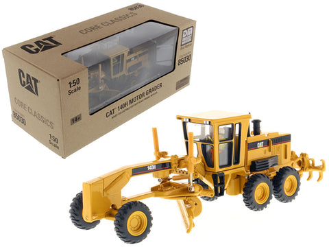 Caterpillar 140H Motor Grader with Operator Core Classics Series 1/50 Diecast Model by Diecast Masters