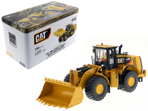 Caterpillar 980K Wheel Loader Rock Configuration with Operator High Line Series 1/50 Diecast Model by Diecast Masters