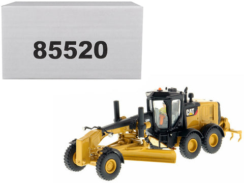 CAT Caterpillar 12M3 Motor Grader with Operator High Line Series 1/87 (HO) Scale Diecast Model by Diecast Masters