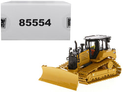 CAT Caterpillar D6 XE LGP Track Type Tractor Dozer with VPAT Blade and Operator High Line Series 1/50 Diecast Model by Diecast Master