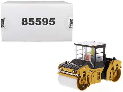 CAT Caterpillar CB-13 Tandem Vibratory Roller with Cab and Operator High Line Series 1/50 Diecast Model by Diecast Masters