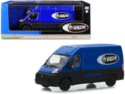 2018 RAM ProMaster 2500 Cargo Van High Roof Blue and Black "MOPAR Custom Shop" 1/43 Diecast Model by Greenlight