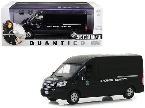 2015 Ford Transit Van Black "FBI Academy Quantico" "Quantico" (2015-2018) TV Series 1/43 Diecast Model by Greenlight